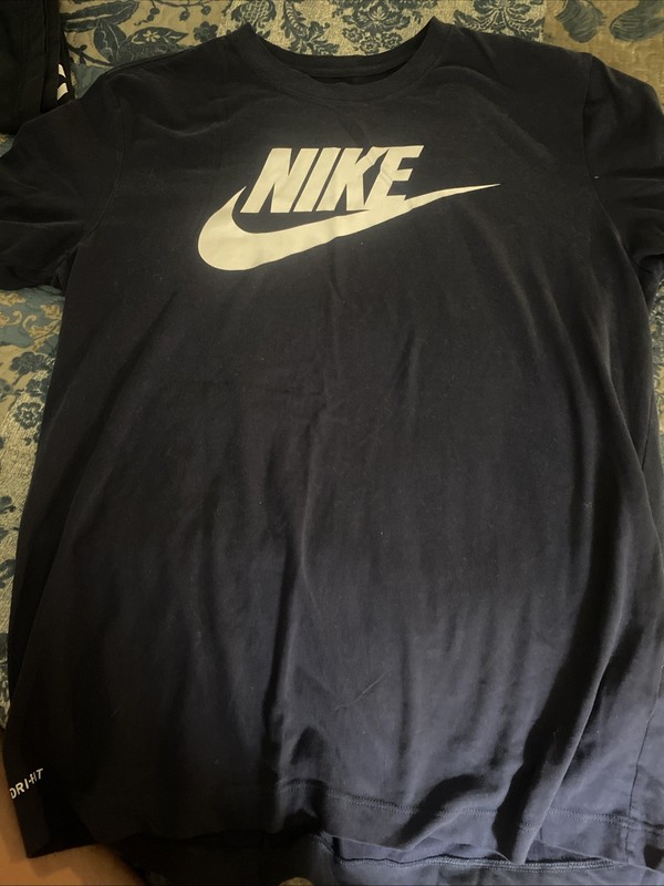 2x- Nike Mens Size Medium T-shirts, Navy Blue & Black Nike Elite Basketball gallery