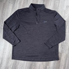 Greg Norman 1/4 Zip gray Play Dry Long Sleeve Pullover Jacket Shirt Men’s XXL