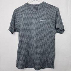 Patagonia Ridge Flow Shirt Mens Small Grey Chevron