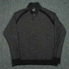 Proof Pullover Men Extra Large Gray Black Half Zip Performance Jacket Huckberry