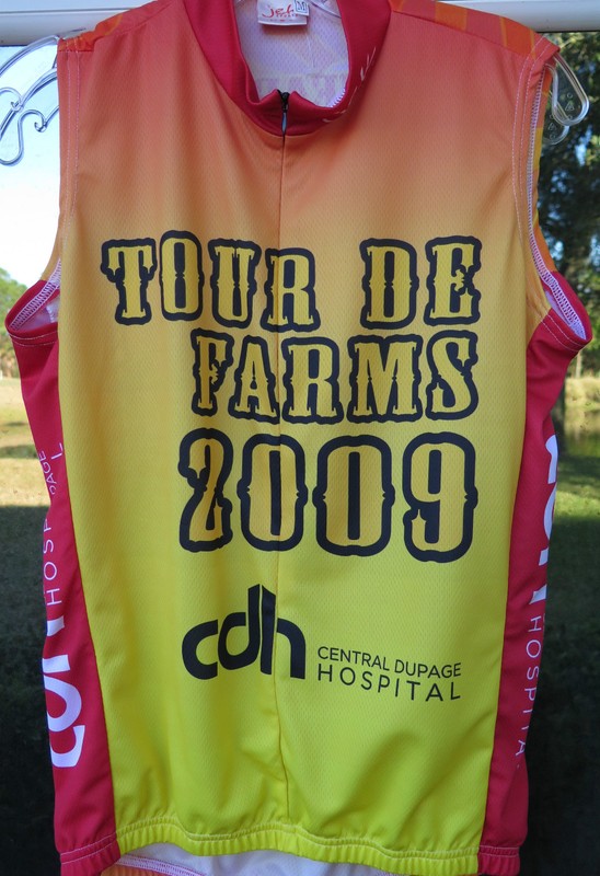 Jek Sports USA 2009 Tour De Farms Heartland 1/2 Zip Bike Cycling Jersey Medium gallery