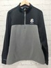 Under Armour Men's Gray Black Storm1 1/4 Zip Cold Gear Medium Pullover C5 gallery
