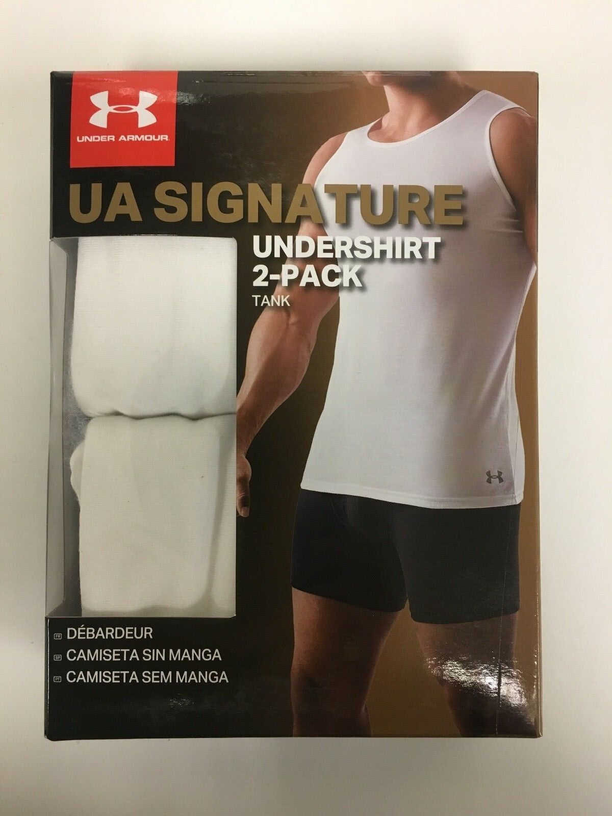 Under Armour Core Tank Top 2-Pack Undershirt White NEW NO BOX S - 3XL gallery