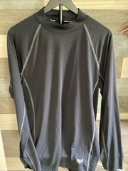 EVERLAST MENS LARGE EVERDRI LONG SLEEVE SHIRT BLACK