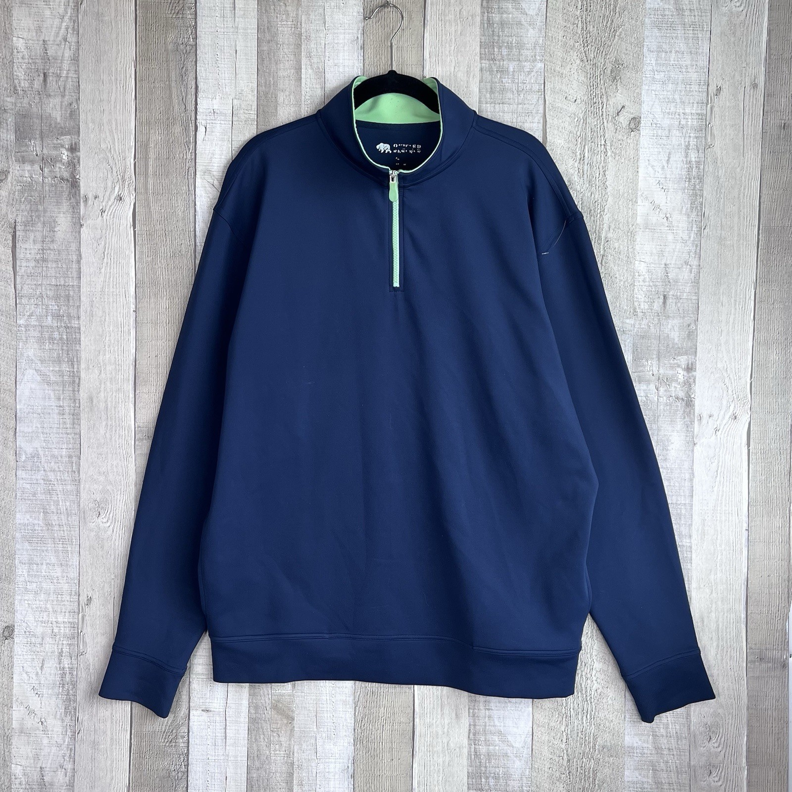 Onward Reserve Golf Performance Quarter Zip Pullover Size Men’s XXL Naval Blue gallery