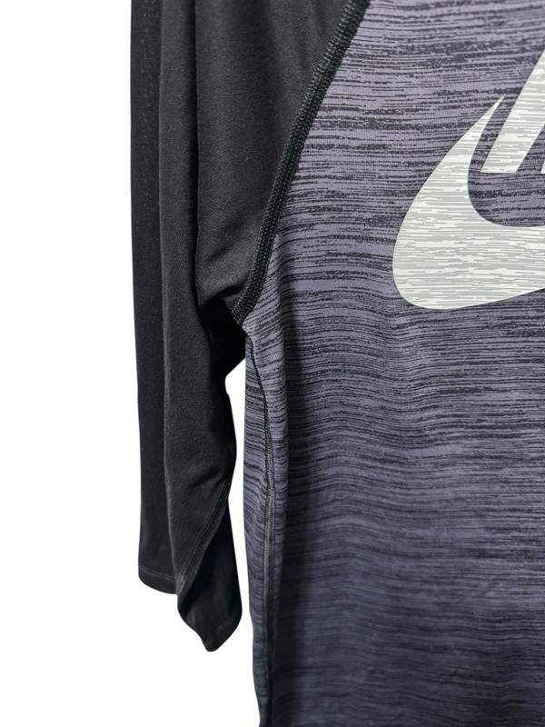 Nike BSBL The Nike Tee Dri Fit Athletic Cut 3/4 Sleeve Shirt Size S Black gallery