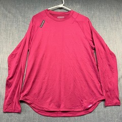Legends Men’s T-Shirt Size L Pink Gym Athletic Training Dash Long Sleeves