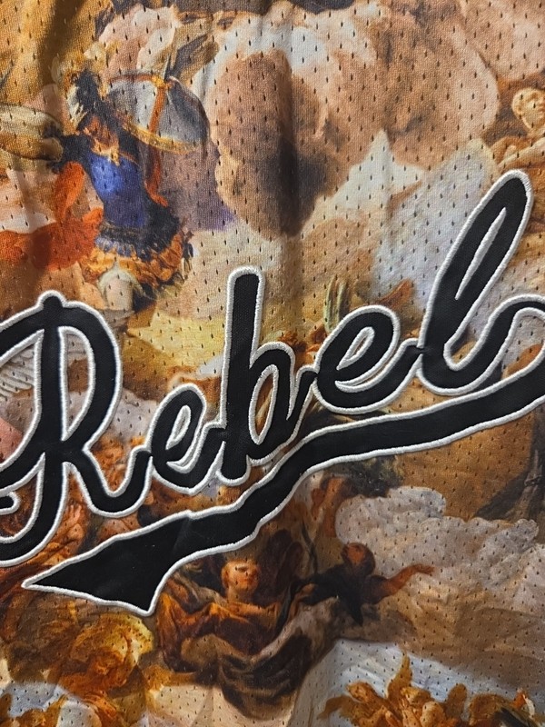 Men's Rebel Angels Artwork Sleveless Basketball Jersey Tank Shirt size 2XL gallery