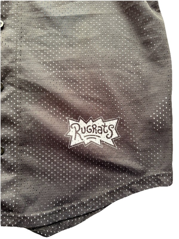 Nickelodeon Rugrats Black Mesh Baseball Jersey Men’s M Big Graphic gallery