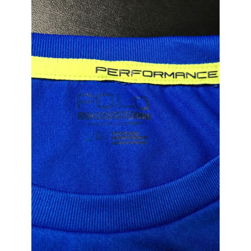 Polo Sport Ralph Lauren Mens Large Blue ThermoVent Performance T-Shirt gallery