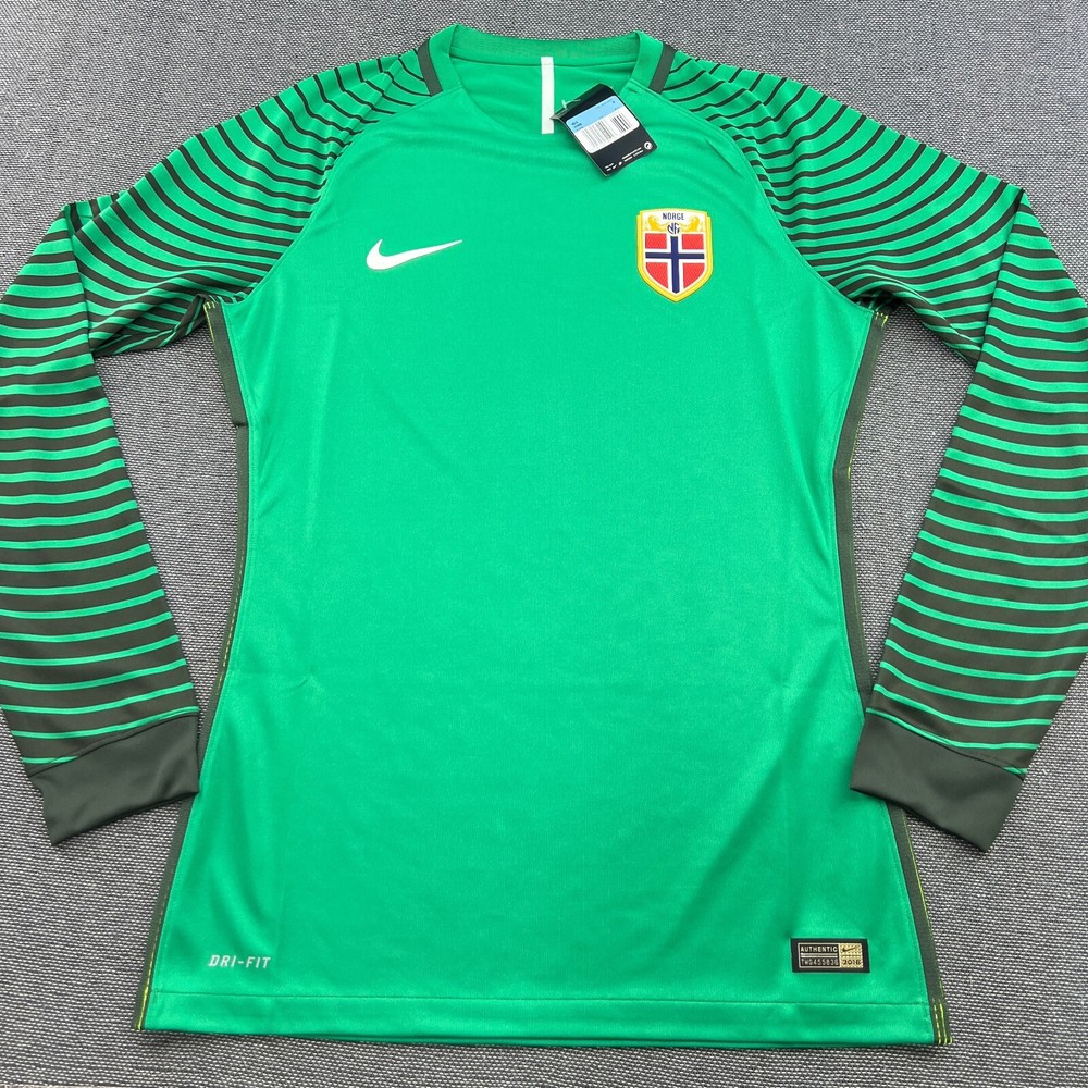 Norway Nike 2016-2017 Goalkeeper Jersey Medium Football Shirt Adult Green