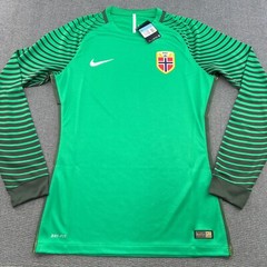 Norway Nike 2016-2017 Goalkeeper Jersey Medium Football Shirt Adult Green