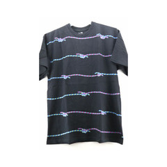 Nike Mens Rope Stripes Graphic T-Shirt Size M