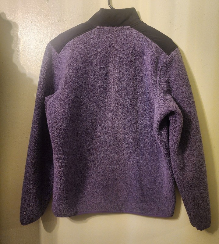 Under Armour Sherpa Sweater Fleece T-Snap Golf Purple Men's Medium Sport Leisure gallery