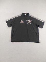 Augusta Sportswear Pullover Mens XL Black 1/4 Zip Short Sleeve Baseball Top