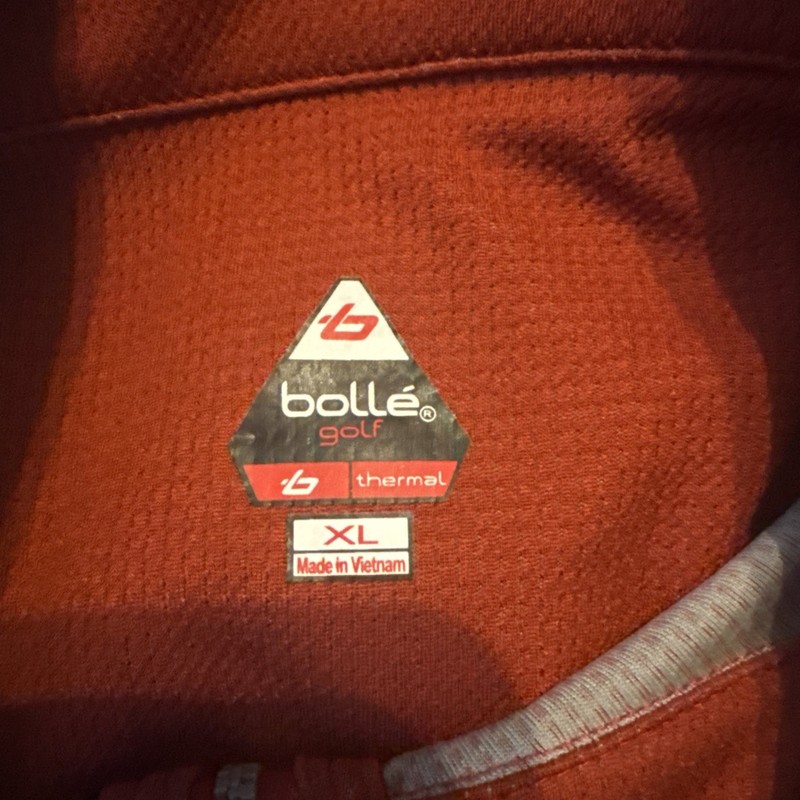 Lot Of 4 Bolle Golf Sweater Mens XL Thermal Quarter Zip Long Sleeve Pullover gallery