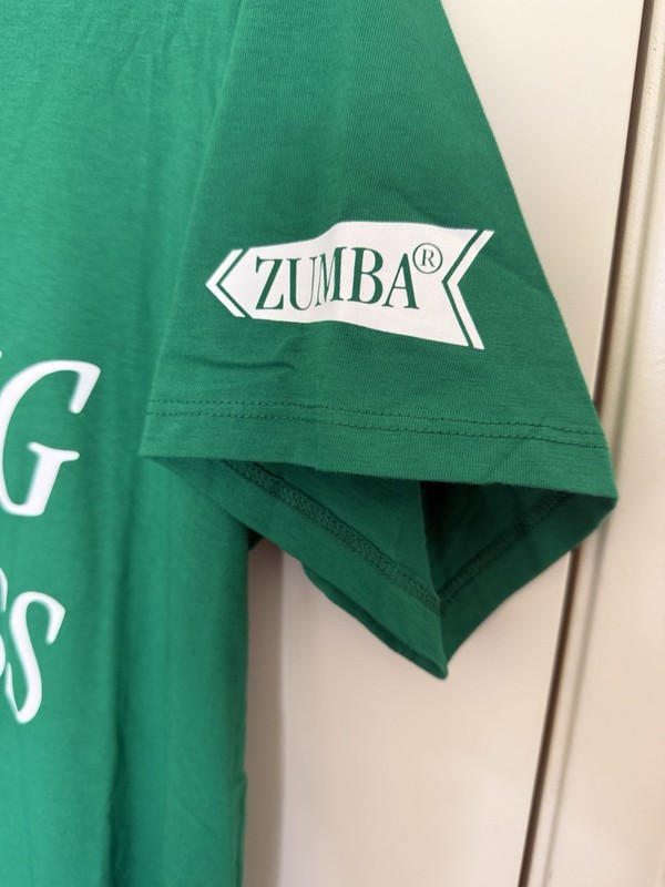 Zumba Instructor No Skipping Class T-Shirt - Green - M/L Unisex gallery