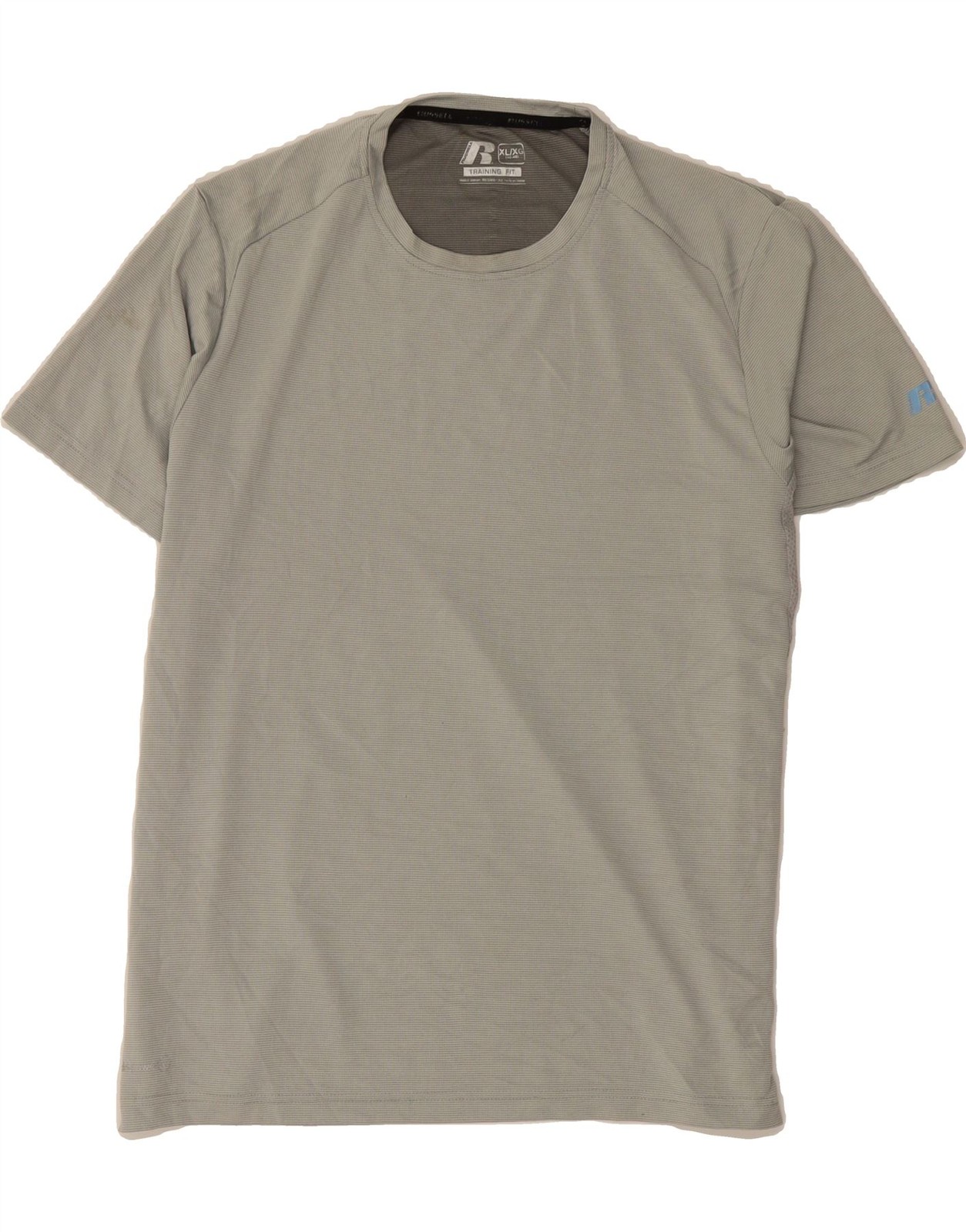 RUSSELL ATHLETIC Mens T-Shirt Top XL Grey Polyester JW17 gallery