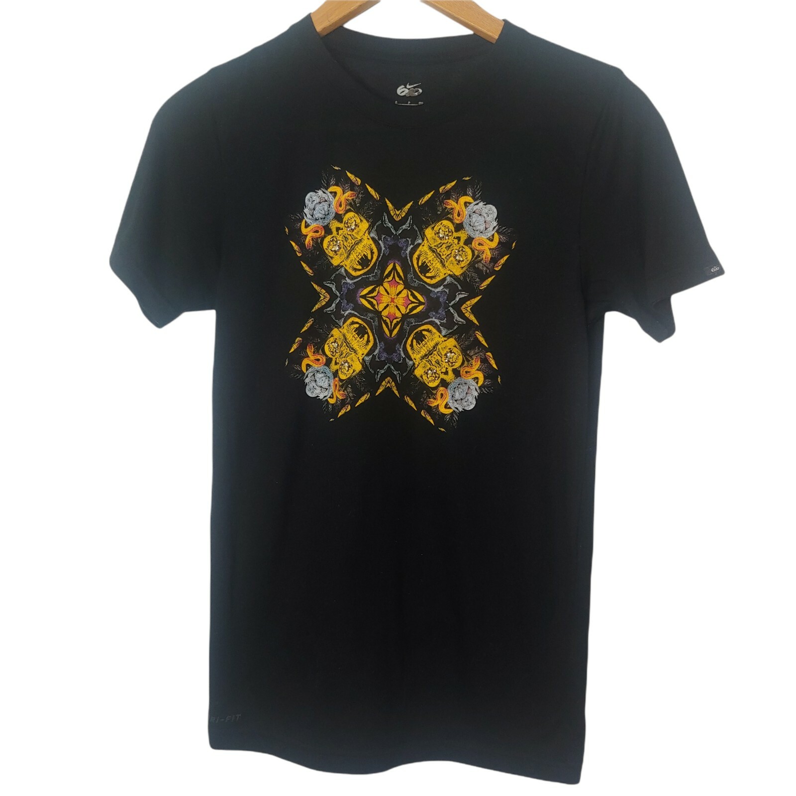 Nike Dri Fit 6.0 Shirt Small Skull Snake Cry Baby Mandala Black Reptile Graphic gallery
