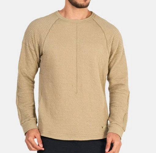 Nike Yoga Dri-FIT Men’s Long Sleeve Shirt Crewneck Top FB7775-247 Sz XL 25x30 gallery