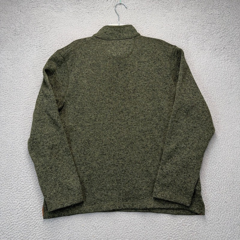 Woolrich Pullover Sweater Mens XL Green 1/4 Snap Long Sleeve Outdoor Hiking gallery
