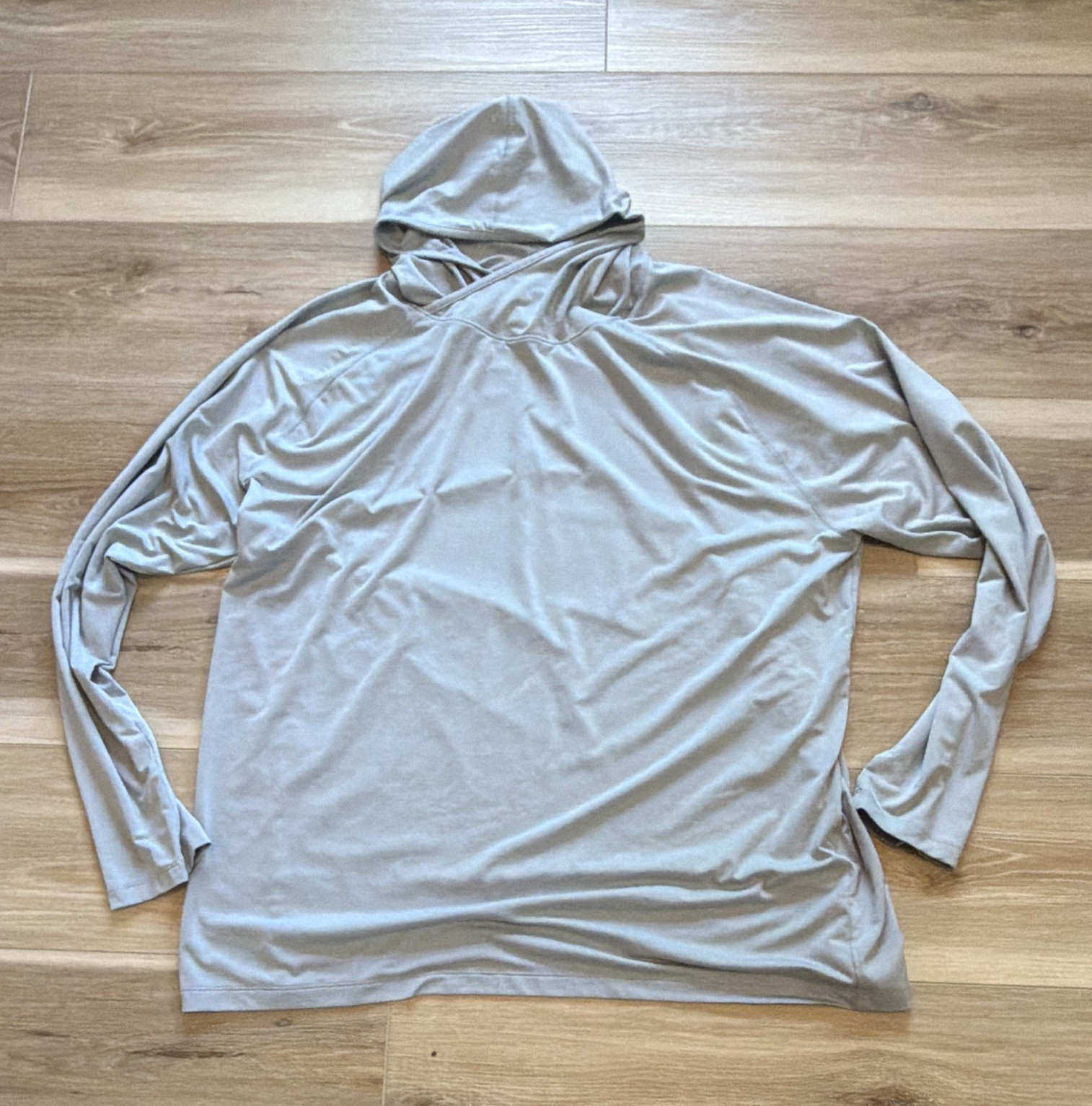 Peter Millar UPF 50+ Pullover Hoodie Gray Long Sleeve Logo 2XL Poly/Spandex gallery