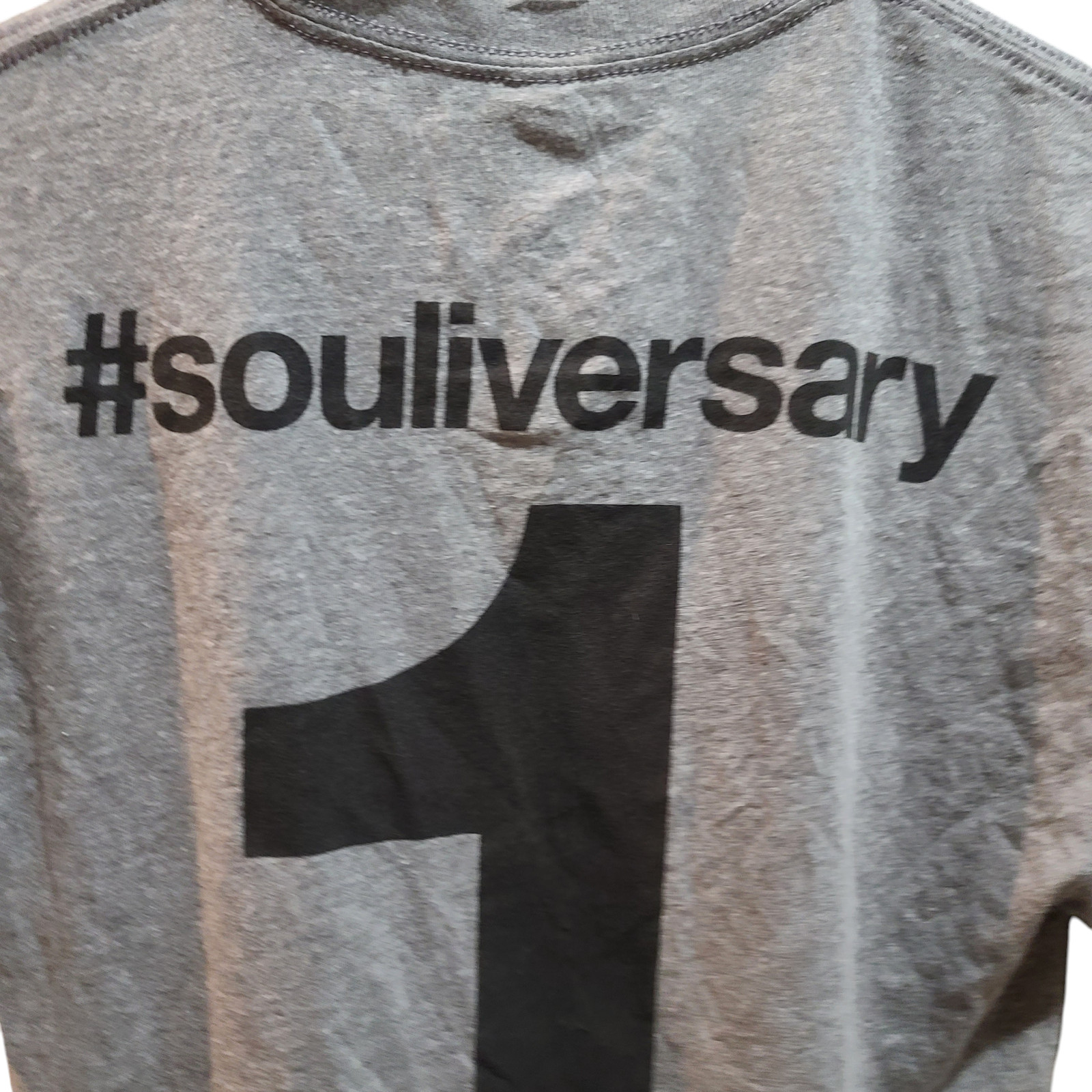 SoulCycle Men's MNTK Souliversary T-Shirt - Gray - Small *New with tags* gallery