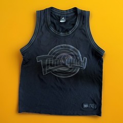 Nike Air Jordan Tune Squad Space Jam Jersey Black Men’s Large #23 Mesh Tank