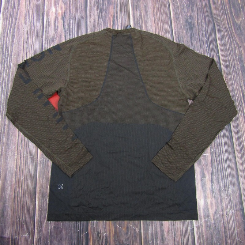Lululemon Shirt Mens Medium Green Metal Vent Tech LS 2.0 Long Sleeve Athletic gallery