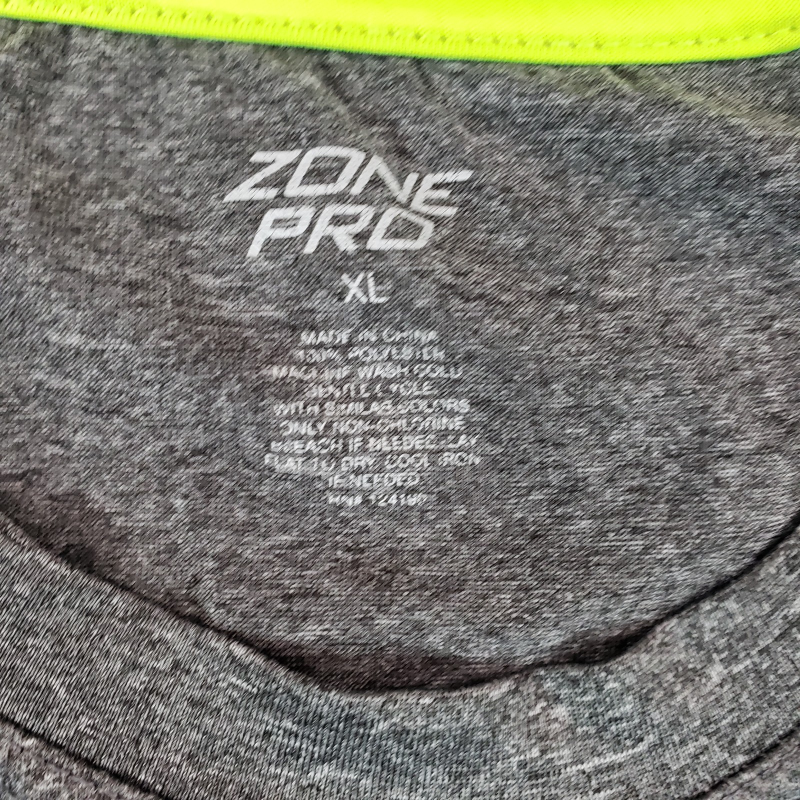 Zone Pro Athletic Mens Size XL Gray Green Sleeveless Shirt Top gallery