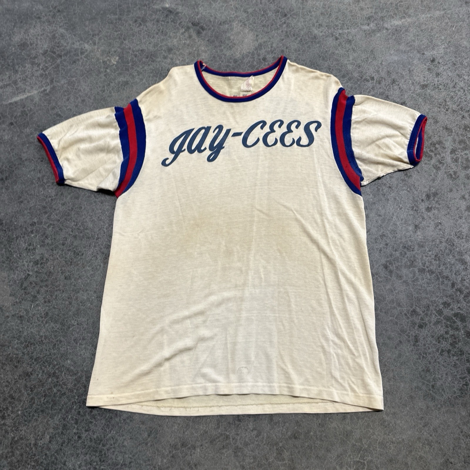 Vintage Rawlings Jaycees Shirt Mens XL Durene Jersey #25 USA 70s 60s 50s gallery