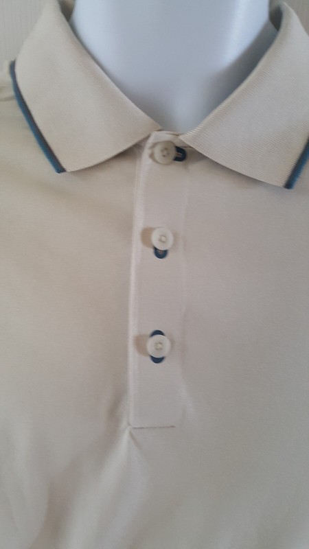 Nike Roger Federer "RF" Tennis Polo Shirt L, Latte gallery