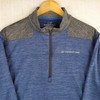 VINEYARD VINES Size Large Performance 1/2 Zip Windshirt Pullover Blue Space Dye gallery