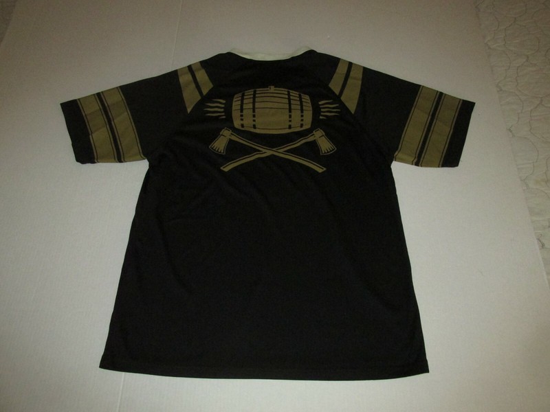 Bacardi Oakheart Genuine Spiced Rum Jersey Shirt Size L Bar Pub Cuban Barrel gallery