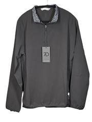 7 DIAMONDS Oxygenate 1/4 Zip Pullover BLACK Anti-Odor Quick Dry Stretch Small