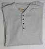 WOOLRICH MENS 2XL GRAY HEATHER HENLEY 4 BUTTON 100% COTTON 3927 HEAVYWEIGHT gallery