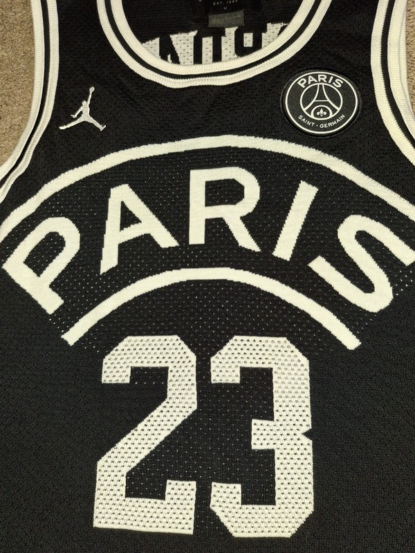 Jordan x PSG Paris Knit Basketball Jersey Men's Medium gallery