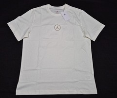 Nike Air Jordan Men’s T-Shirt Jumpman Circle Logo HJ2338-091 Sail Desert Tee
