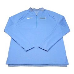 Size Medium Nike Pro Elite Botswana Long Sleeve 1/4 Zip Men’s Blue White Track