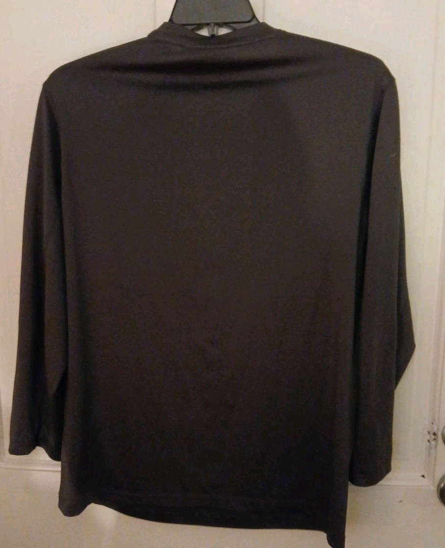 Nordic Track Men's Gray 3/4 Sleeve Compression Shirt Sz M NT DRI gallery