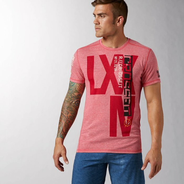 REEBOK CROSSFIT PERFORMANCE TRI BLEND TEE SHIRT TOP gallery