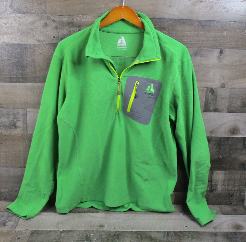 Eddie Bauer First Ascent Pullover Mens Medium Fleece Half Zip Outdoors Hiking gallery
