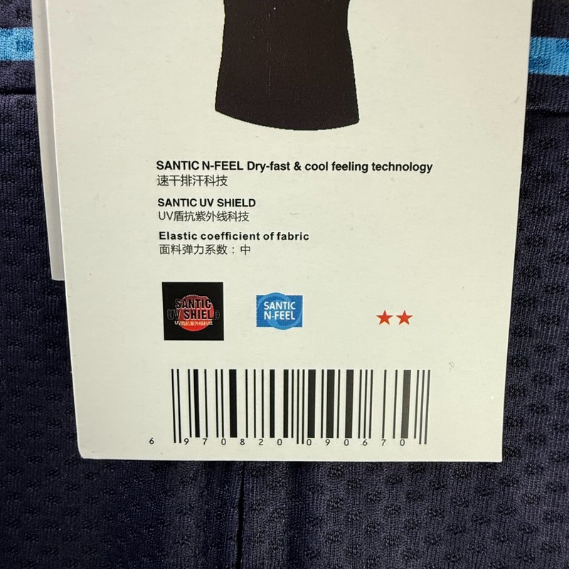 Santic Cycling Jersey Mens Small Shirt Blue 170/88A Reflective Mesh 3 Pocket gallery