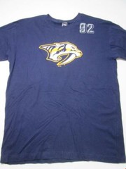 NWT Proedge Mens Size L T-Shirt Navy Johansen 92 Logo Crew Neck Short Sleeve