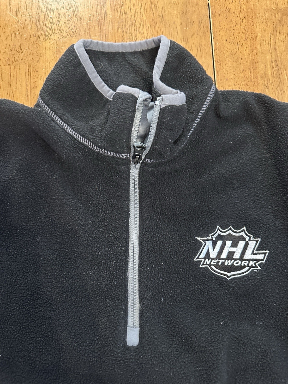 NHL Network 1/4 Zip Fleece Pullover Jacket Small Sweater Sweatshirt gallery