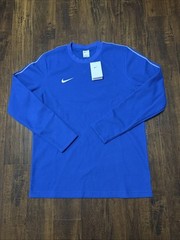 NWT NIKE FJ9547-493 Blue White Grid Pullover Fleece Thick Top Men’s M. C5