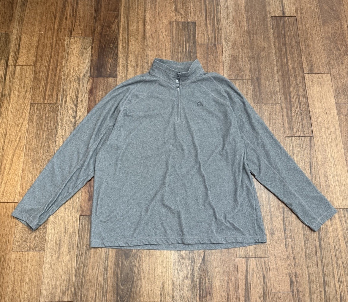 Nike ACG Pullover Men’s XXL Gray 1/4 Zip Workout Gym Outdoors Hiking VTG Y2K gallery