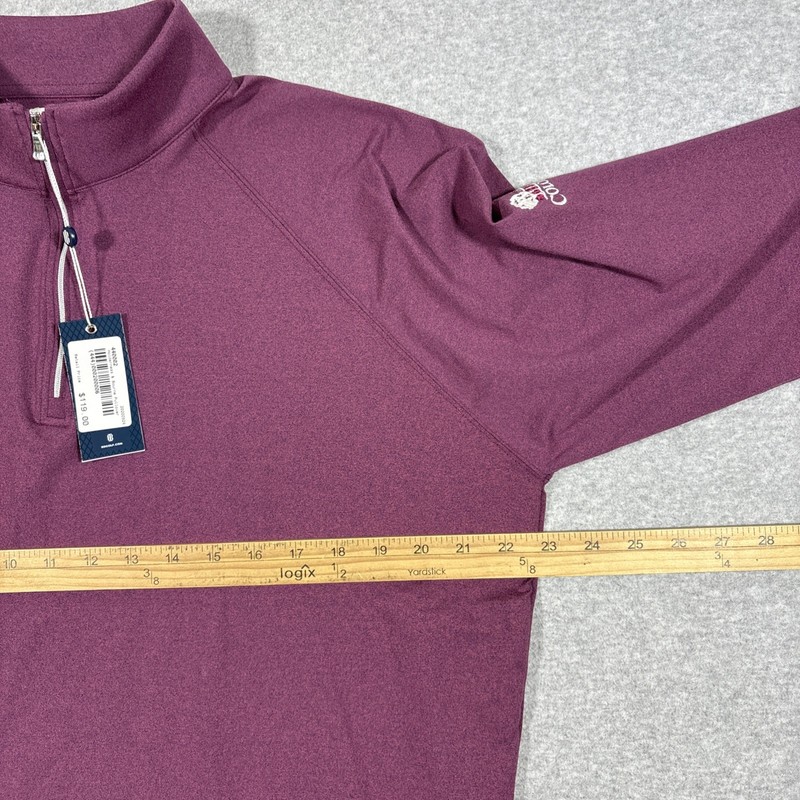 Holderness & Bourne Pullover Mens Sz L The Westland 1/4 Zip *Colonial Logo gallery