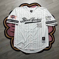 Vintage Y2K Big Boy Gear Negro League Baseball New York Black Yankees Jersey 2XL