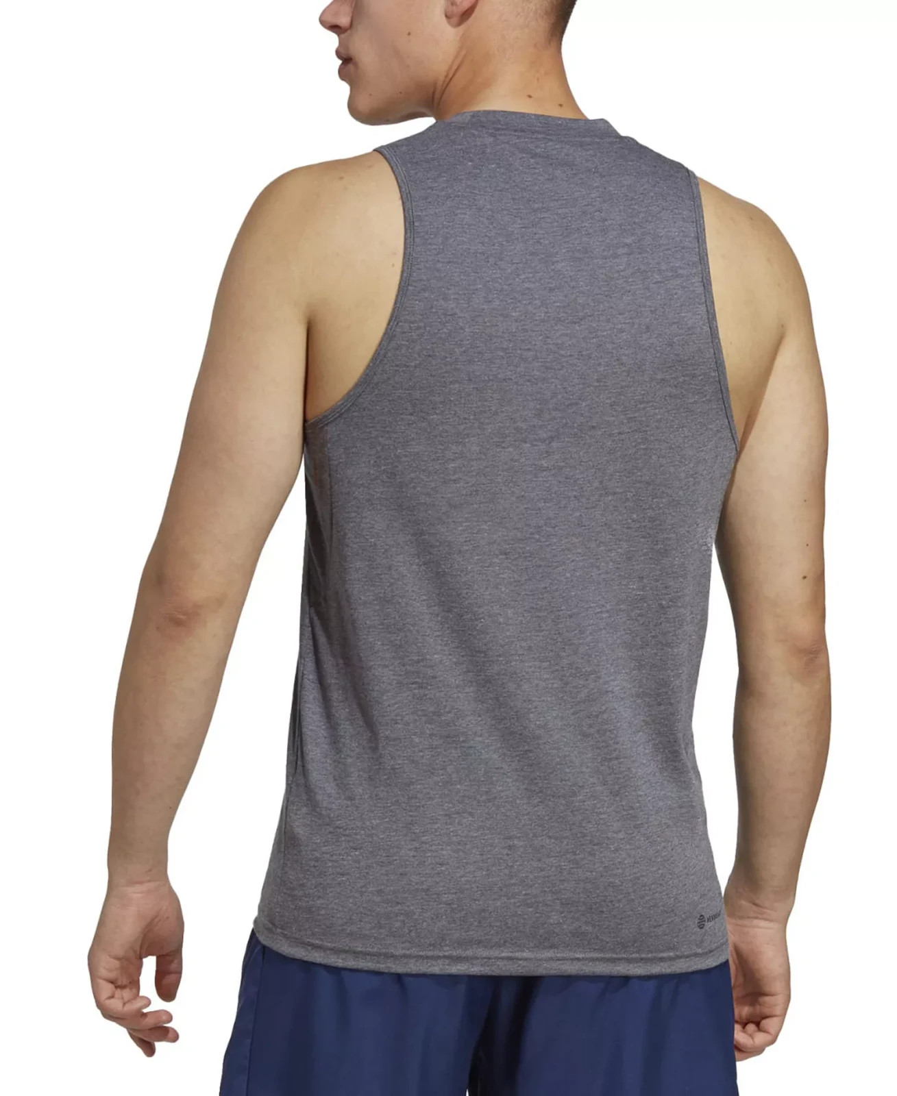 Adidas Dark Gray Men's Essential slim-fit Training tank Size Large gallery